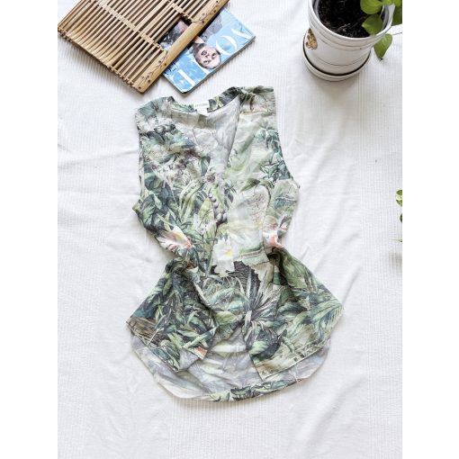 H&M pálma mintás blúz