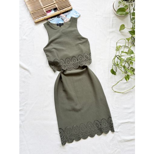New Look khaki csinos ruha