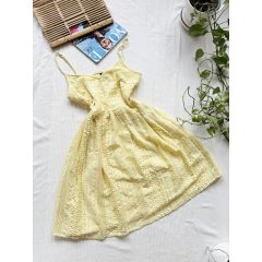 Vero Moda sárga miniruha