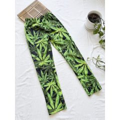 Cannabis mintás nadrág