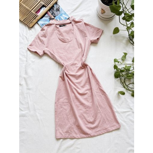 Sinsay rózsaszín basic ruha